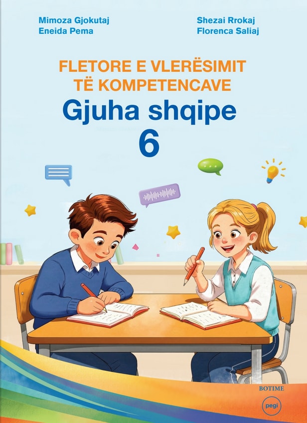 Fletore e vlerësimit të kompetencave - Gjuha shqipe 6