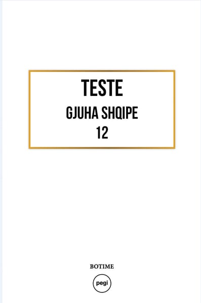 Gjuha shqipe 12 - Teste me Bluprint 2023-2024