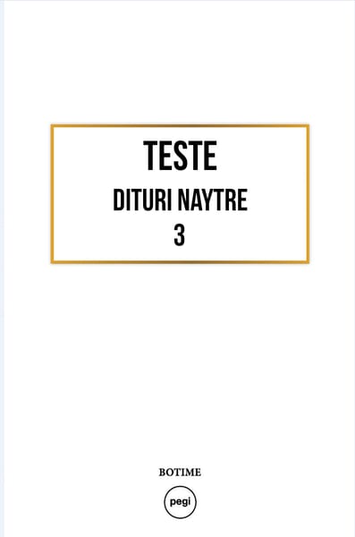 Dituri natyre 3 - Teste me Bluprint 2023-2024