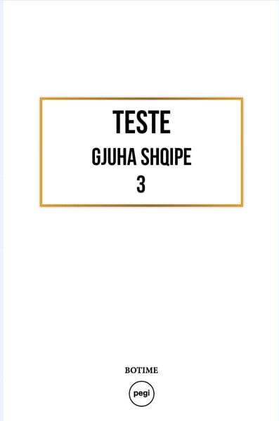 Gjuha shqipe 3 - Teste me Bluprint 2023-2024