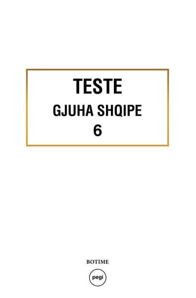 Gjuha shqipe 6 Periudha 1-3 -PEGI 2021-2022