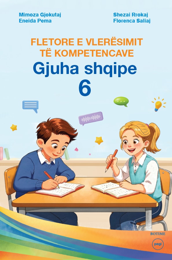 Fletore e vlerësimit të kompetencave - Gjuha shqipe 6