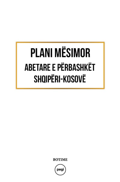 Abetare - Plani vjetor 2020-2021