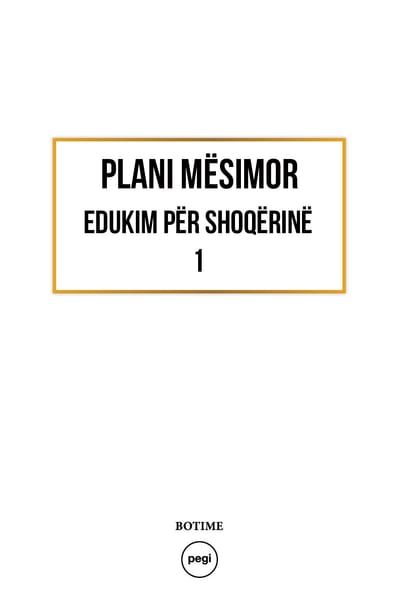 Edukim per shoqërine 1 Plani vjetor 2020-2021
