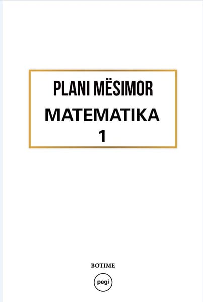 Matematikë 1 - Plani mësimor 2024-2025