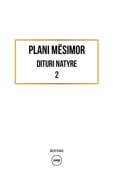 Dituri natyre 2 - Plani vjetor 2020-2021