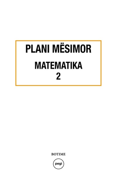 Matematika 2 - Plani mësimor 2024-2025