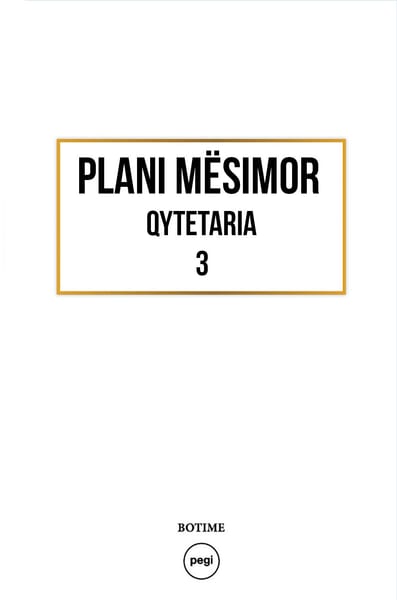 Qytetari 3 - Plani mësimor 2024-2025