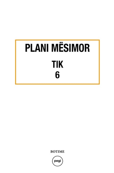 TIK 6 - Plani mësimor 2024-2025