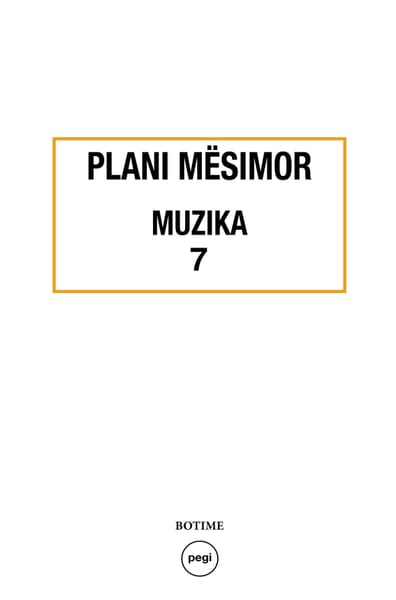 Muzika 7 - Plani mësimor 2024-2025