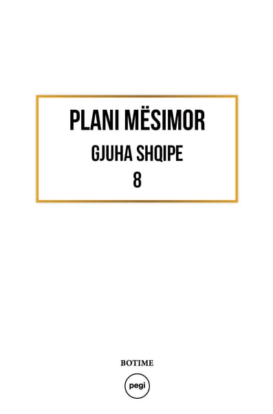 Gjuha shqipe 8 - Periudha 2 2020-2021