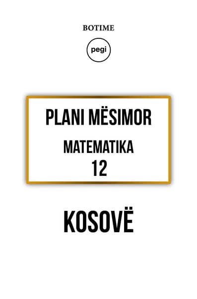 Matematika 12 - Plani mësimor