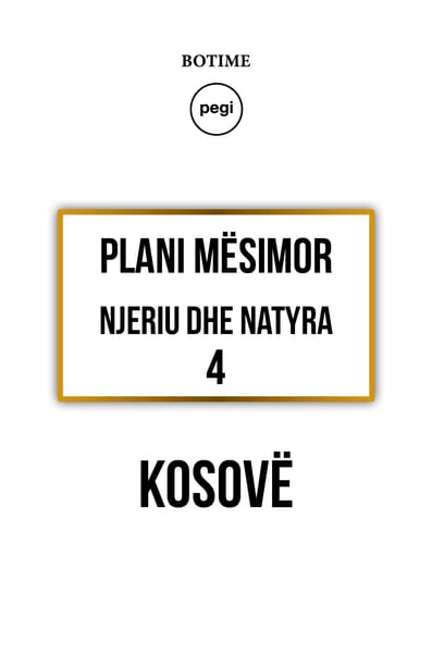 Njeriu dhe natyra 4 - Plani mësimor 2025-2026