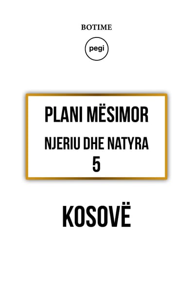 Njeriu dhe natyra 5 - Plani mësimor 2025-2026