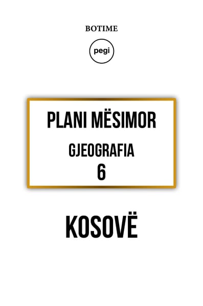 Gjeografia 6 - Plani mësimor 
