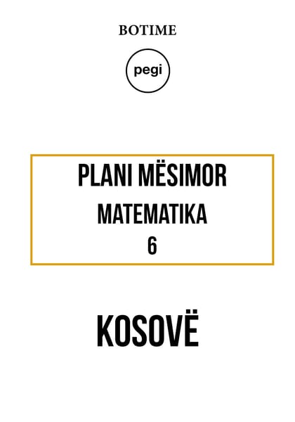 Matematika 6 - Plani mësimor