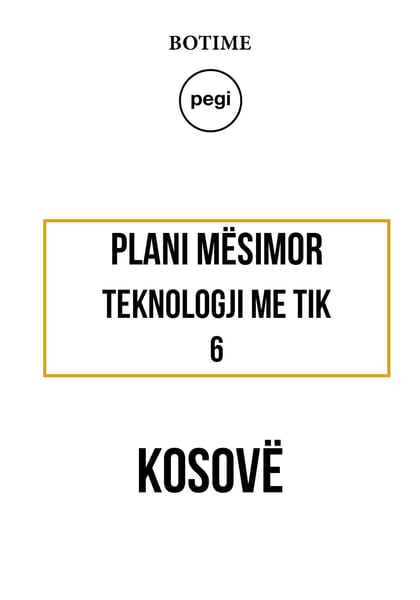 Teknologji me TIK 6 - Plani mësimor