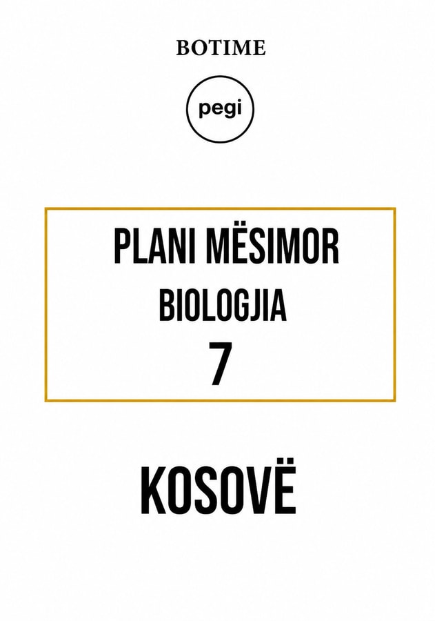 Biologjia 7 - Plani mësimor