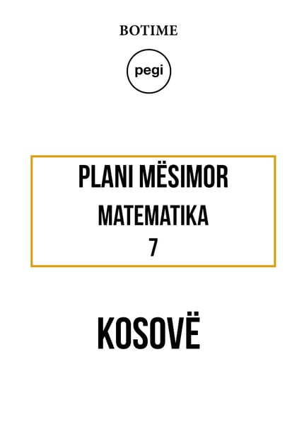 Matematika 7 - Plani mësimor