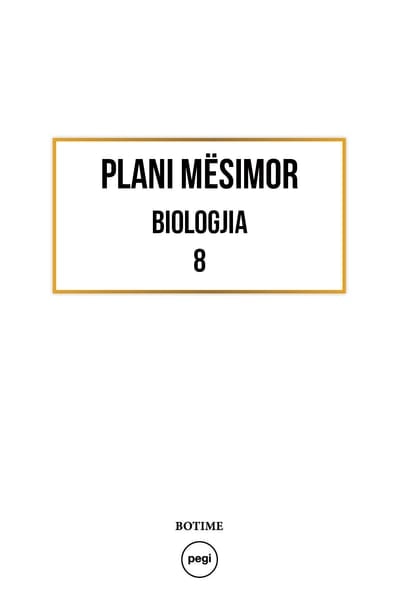 Biologjia 8 - Plani mesimor