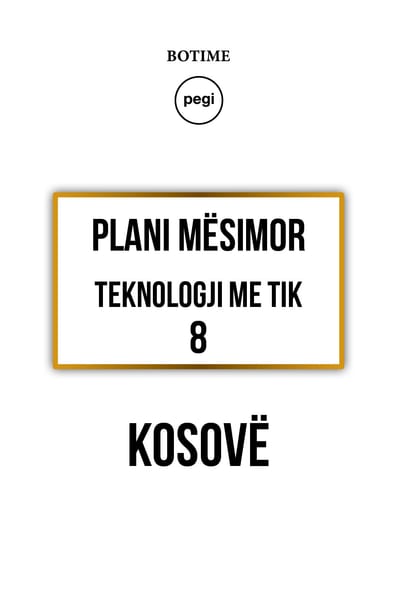 Teknologji me TIK 8 - Plani mësimor