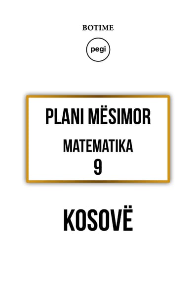 Matematika 9 - Plani mësimor 